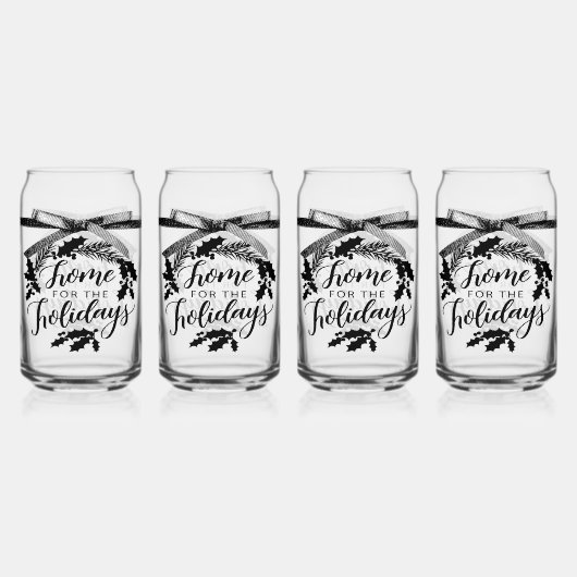 'Home for the Holidays' Drinkware Set Dosenglas (Hinten)