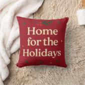 Home for the Holidays | Festive pillow Kissen (Decke)