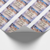 'Home for the Holidays' Geschenkpapier (Ecke)
