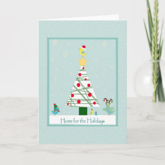 Home for the Holidays Greeting Card Feiertagskarte