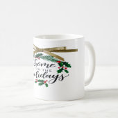 'Home for the Holidays' Mug Kaffeetasse (VorderseiteRechts)