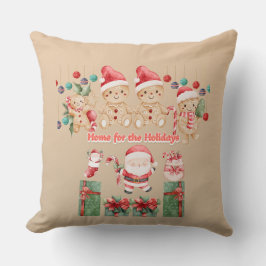 Home for the Holidays -Santa Claus pillow Kissen