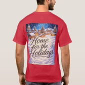'Home for the Holidays' T-Shirt (Rückseite)
