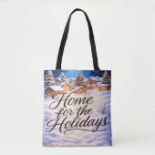'Home for the Holidays' Tasche (Vorderseite)