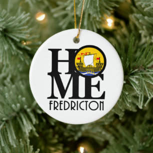 HOME Fredricton New Brunswick Keramik Ornament