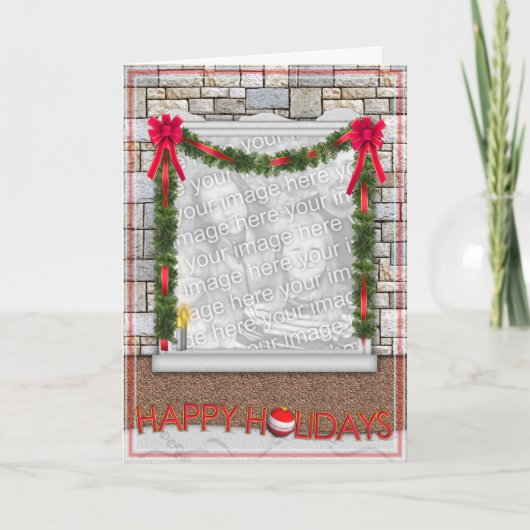 Home Greetings Feiertagskarte (Vorderseite)