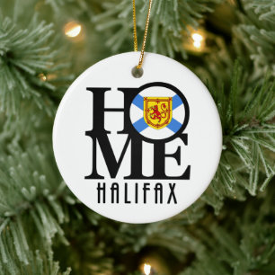 HOME Halifax Nova Scotia Keramik Ornament
