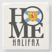 HOME Halifax Nova Scotia Steinuntersetzer (Vorderseite)