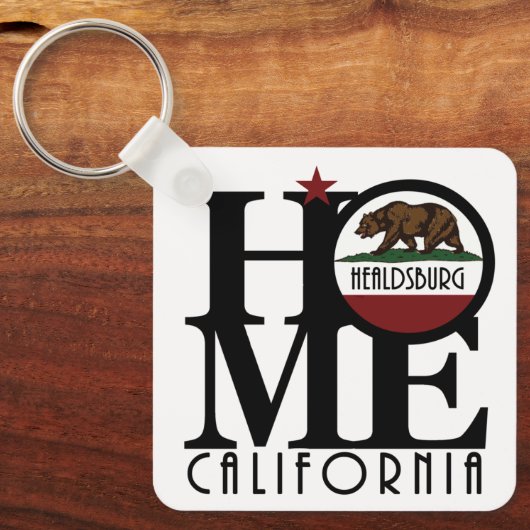 HOME Healdsburg California Schlüsselanhänger (Vorderseite)