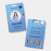 Home Health Aide Certified Nurse Aide Photo ID Ausweis (Vorder- & Rückseite)