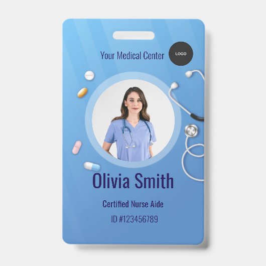 Home Health Aide Certified Nurse Aide Photo ID Ausweis (Vorderseite)
