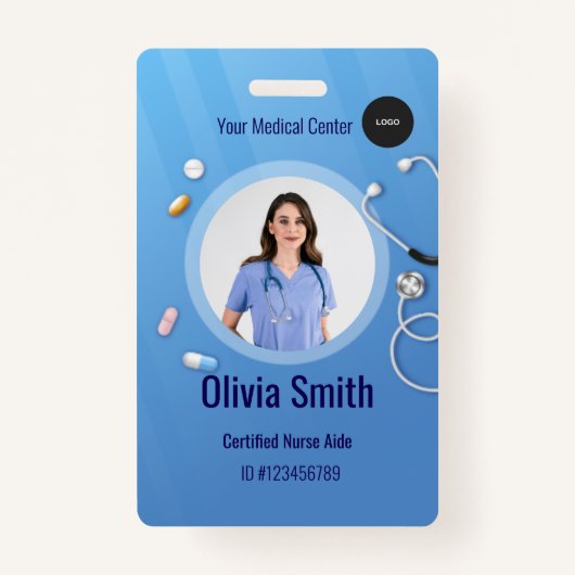 Home Health Aide Certified Nurse Aide Photo ID Ausweis (Vorderseite)