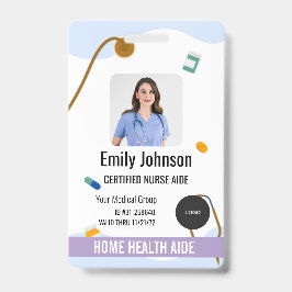 Home Health Aide / Certified Nurse Aide Photo ID Ausweis