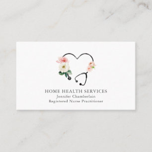 Home Health Nurse Visitenkarte