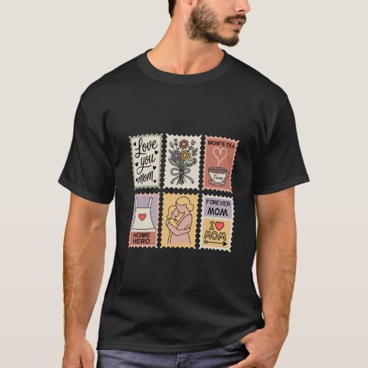 Home Hero Mama Design T-Shirt (Vorderseite)