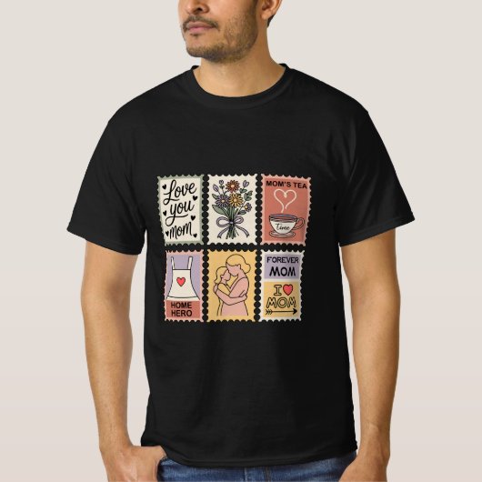 Home Hero Mama Design T-Shirt (Vorderseite)