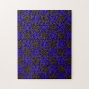 Home Hume Tartan Karomuster Grün Puzzle