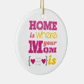 Home i where your mom i keramikornament (Rechts)