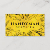 Home improvement and repair handyman services visitenkarte (Vorderseite)