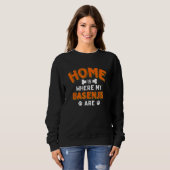 Home Is Where My Basenjis Are Dog Dad Fur Dad Sweatshirt (Vorne ganz)