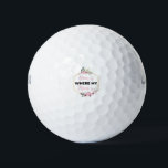 Home Is Where My Mom Is black Golfball<br><div class="desc">Home Is Where My Mom Is black design. This is a short sentimental quote which is great as a gift for Mother's day. Also suitable as a general mother gift for Birthday,  Christmas or Valentine's Day.</div>