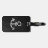 Home is Where the Anchor Drops Gepäckanhänger (Rückseite horizontal)