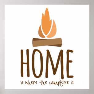 Home Is Where the Campfire Is Poster