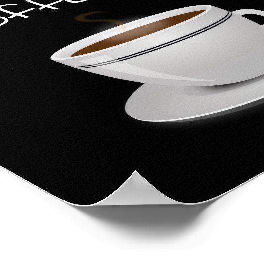 Home is where the coffee is poster (Ecke)