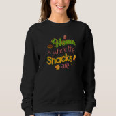 Home Is Where The Snacks Are Comfy Sweatshirt (Vorderseite)