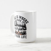 Home Is Where You Park It Kaffeetasse (Vorderseite Links)