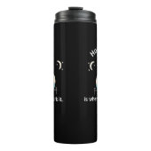 Home is Where You Park It Teardrop Camper Thermosbecher (Vorderseite)