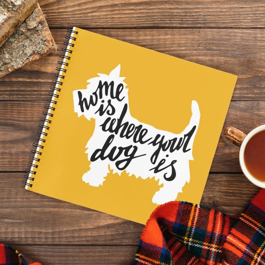 Home Is Where Your Dog Notizbuch