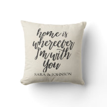 HOME IS WHEREEVER I'M WITH YOU PERSONALIZED