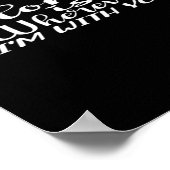 Home Is Wherever Im With You Simple Love Design  Poster (Ecke)