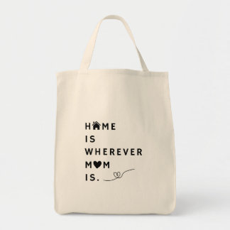 Home Is Wherever Mom Is – Gift For Mom Tragetasche