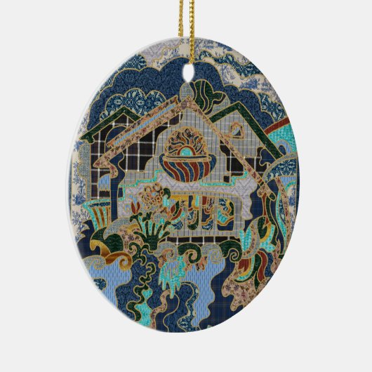 Home Keramik Ornament (Rechts)