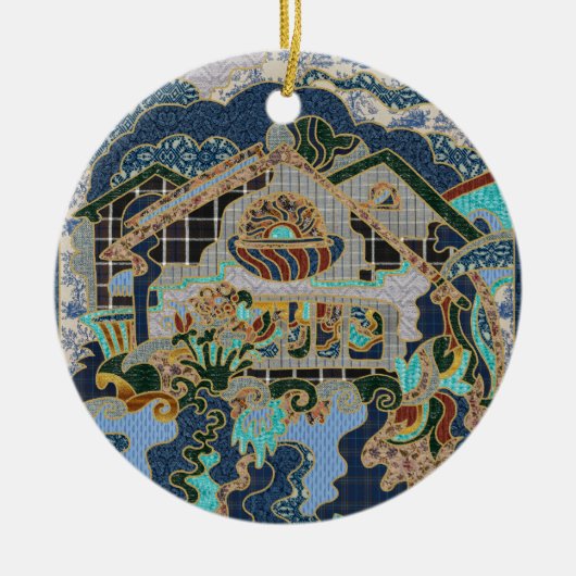 Home Keramik Ornament (Vorne)