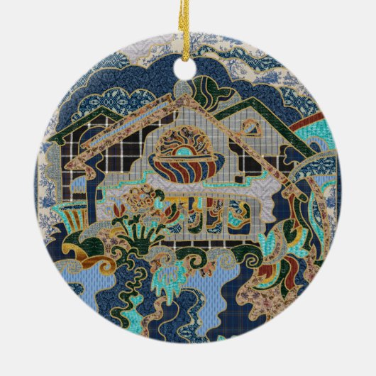 Home Keramik Ornament (Hinten)