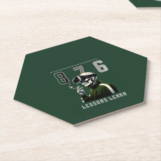 Home/Kitchen 876 LESSONS LEARN Paper Coaster Untersetzer (angewinkelt)