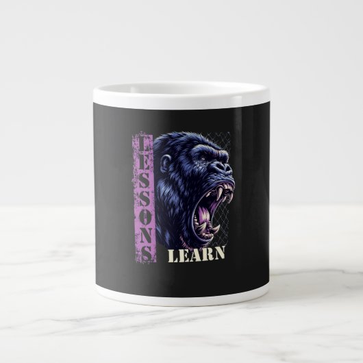 Home/Kitchen Angry Gorilla Specialty Mug Jumbo-Tasse (Vorderseite)