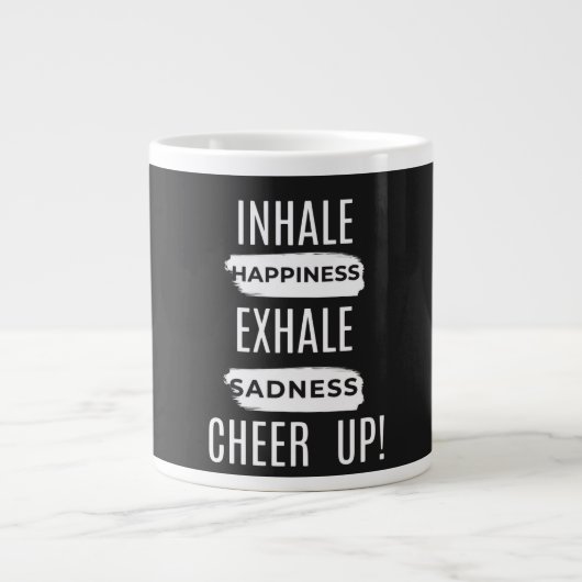 HOME/KITCHEN EINATEM UND AUSATEM MACH MUT TASSE (Vorderseite)