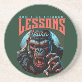 Home/Kitchen Wise Gorilla Lessons Learn Coaster Getränkeuntersetzer