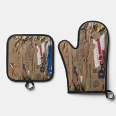 Home & Living > Kitchen & Dining > Table & Kitchen Ofenhandschuh & Topflappen-Set (Vorderseite)