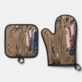 Home & Living > Kitchen & Dining > Table & Kitchen Ofenhandschuh & Topflappen-Set