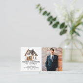 Home Logo | Real Estate Agent | Properties Visitenkarte (Stehend Vorderseite)