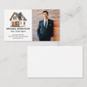 Home Logo | Real Estate Agent | Properties Visitenkarte (Vorne/Hinten)