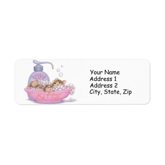 Home-Mouse-Designs®-Adressetiketten (Vorne)