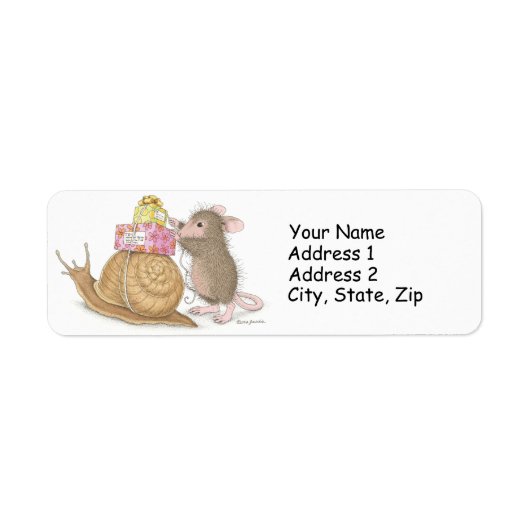 Home-Mouse-Designs®-Adressetiketten (Vorne)