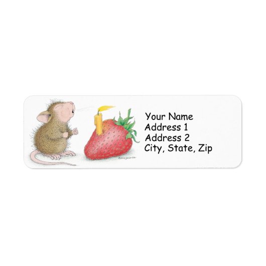 Home-Mouse-Designs®-Adressetiketten (Vorne)