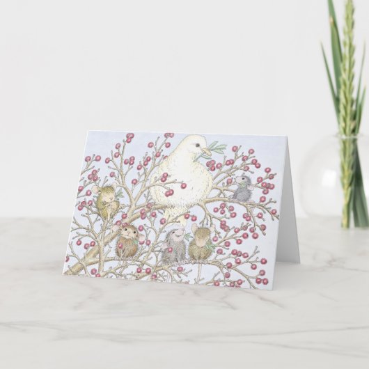 Home-Mouse-Designs®-Karte Feiertagskarte (Vorderseite)